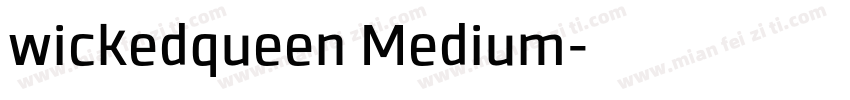 wickedqueen Medium字体转换